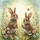 Baby Bunnies Spring Meadow Wildflowers - Nature Lover Gift for Bunny Lovers Spare Tire Cover - 6
