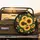 Prominent Sunflowers Black Background - Outdoor Decor Gift for Garden Lover Spare Tire Cover - 2