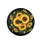 Prominent Sunflowers Black Background - Outdoor Decor Gift for Garden Lover Spare Tire Cover - 4
