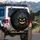 Glowing Jack-o'-Lantern Gnarled Tree Eerie Night - Halloween Party Gift Spare Tire Cover - 3
