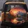 Bull Elk Snowy Peaks Mountain Lake Autumn Forest Fiery Sunset - Wildlife Lover Gift Spare Tire Cover - 5