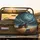 White Sheep Circus Tent Golden Field Stormy Sky - Mystery Lover Gift Spare Tire Cover - 2
