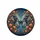Elephant Lotus Floral Adorned Wildlife Lover Gift for Animal Enthusiast Spare Tire Cover - 4
