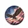 Bald Eagle American Flag Soaring - Independence Day Gift for Veterans Spare Tire Cover - 4