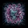 Glowing Blue Skull Purplish Pink Octopus Tentacles Swirling Deep Sea Current - Decor Gift Spare Tire Cover - 6