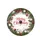 Merry Christmas Pine Wreath Holiday Ornaments Distressed Wood - Christmas Gift Spare Tire Cover - 4