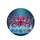 Magenta Octopus Glowing Eyes Compact Vehicles Blue Water Abyss - Underwater Adventure Gift Spare Tire Cover - 4