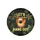 Smiling Fluffy Sloth Let's Hang Out Tropical Jungle Foliage - Wildlife Lover Gift Spare Tire Cover - 4