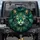 Cat Face Golden Eyes Tropical Jungle Leaves - Wildlife Lover Gift Spare Tire Cover - 1