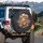 Playful Giraffe Cowboy Hat Winking Tongue Out - Western Vehicle Decor Gift Spare Tire Cover - 3