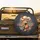 Playful Giraffe Cowboy Hat Winking Tongue Out - Western Vehicle Decor Gift Spare Tire Cover - 2