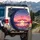 Pink Flamingos Heart Twilight Sunset Roses - Wildlife Lover Gift Spare Tire Cover - 3