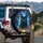 Black Cat Lightning Mist Cosmic Dust Nebula Sky - Vehicle Decor Cat Lover Gift Spare Tire Cover - 3