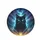 Black Cat Lightning Mist Cosmic Dust Nebula Sky - Vehicle Decor Cat Lover Gift Spare Tire Cover - 4