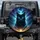 Black Cat Lightning Mist Cosmic Dust Nebula Sky - Vehicle Decor Cat Lover Gift Spare Tire Cover - 1