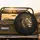 Majestic Crowned Lion Head Profile Luxurious Mane Dark Field - Wildlife Lover Gift Spare Tire Cover - 2