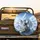 Majestic Icy Blue Dragon Ancient Snow Castle Winter Wonderland - Fantasy Lover Gift Spare Tire Cover - 2