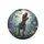 Tyrannosaurus Rex Juvenile Pterodactyls Glowing Jungle Scene - Dinosaur Fan Gift Spare Tire Cover - 4