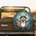 Friendly Cartoon Raccoon Forest Night Moonlight - Wildlife Lover Gift for Raccoon Lover Spare Tire Cover - 2