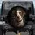 Brown Spotted Dog Portrait Expressive Blue-Green Eyes - Dog Lover Gift Spare Tire Cover - 1