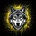Fierce Forward Facing Wolf Head with Yellow Splatter - Off-Road Adventure Enthusiast Gift Spare Tire Cover - 6