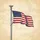Waving American Flag Aged Parchment Bald Eagle Independence Day Gift for Veterans Spare Tire Cover - 6