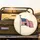 Waving American Flag Aged Parchment Bald Eagle Independence Day Gift for Veterans Spare Tire Cover - 2