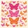 Fuchsia Pink Orange Butterflies Floral Boho Lifestyle - Butterfly Lover Gift Spare Tire Cover - 6