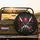 Red Bandana Pirate Skull Cutlass Compass Rose - Adventurer Travel Gift for Pirate Lover Spare Tire Cover - 2