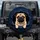 Fawn Pug Expressive Eyes Wrinkled Face Torn Denim Fabric Rips - Dog Lover Home Decor Gift Spare Tire Cover - 1