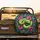 Lime Green Snake Tropical Hibiscus Floral - Outdoor Decor Gift for Wildlife Lovers Spare Tire Cover - 2
