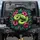 Lime Green Snake Tropical Hibiscus Floral - Outdoor Decor Gift for Wildlife Lovers Spare Tire Cover - 1