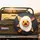 Surprised Fried Egg Crispy Bacon Toast Breakfast Food Scene - Food Lover Gift Spare Tire Cover - 2