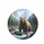 Majestic Grizzly Bear Mountain Scene - Wildlife Lover Gift Spare Tire Cover - 4