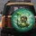 Cartoon Frog Aviator Goggles Green Leaf Soaring - Outdoor Adventure Gift for Wildlife Lover Spare Tire Cover - 5