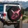 Mechanical Wasp Fiery Smoke Industrial Tech - Sci-Fi Home Decor Gift for Gamer Spare Tire Cover - 3