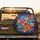 Daisy Flowers Golden Bird Floral Arrangement - Nature Lover Road Trip Gift Spare Tire Cover - 2