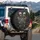 Gothic Skeleton Couple Red Roses Clasped Hands - Eternal Bond Love Story Gift Spare Tire Cover - 3