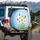 Dandelion Monarch Butterfly Just Be Meadow - Outdoor Lifestyle Gift Spare Tire Cover - 3
