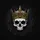 Ornate Crown Skull Dark Gothic Ornamentation - Home Decor Gift for Skull Lovers Spare Tire Cover - 6