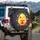 Plump Yellow Chick Red Heart - Valentine's Day Gift Spare Tire Cover - 3