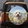 Fluffy White Dog Daisy Chrysanthemum Blossom Field - Dog Lover Gift Spare Tire Cover - 5