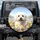 Fluffy White Dog Daisy Chrysanthemum Blossom Field - Dog Lover Gift Spare Tire Cover - 1