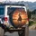 Galloping Horse Sunset Landscape - Wildlife Lover Gift Spare Tire Cover - 3