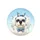 White Maltese Dog Sunglasses Blue Bandana Daisies Bow - Everyday Dog Lover Gift Spare Tire Cover - 4