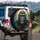 Grinning Gorilla Head Lush Deep Verdant Tropical Jungle Canopy - Wildlife Lover Gift Spare Tire Cover - 3