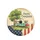 Happy Campers Vintage Travel Trailer Stars Stripes - Patriotic Camping Adventure Spare Tire Cover - 4