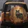 Majestic Gray Wolf Golden Eyes Autumn Foliage Forest Floor Scene - Wildlife Lover Gift Spare Tire Cover - 5
