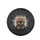 Curious Wide-Eyed Tabby Cat, Luminous Amber Eyes, Torn Dark Background - Cat Lover Gift Spare Tire Cover - 4