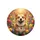 Joyful Fluffy Pembroke Corgi Heart Tag Tulip Field - Spring Dog Lover Gift Spare Tire Cover - 4